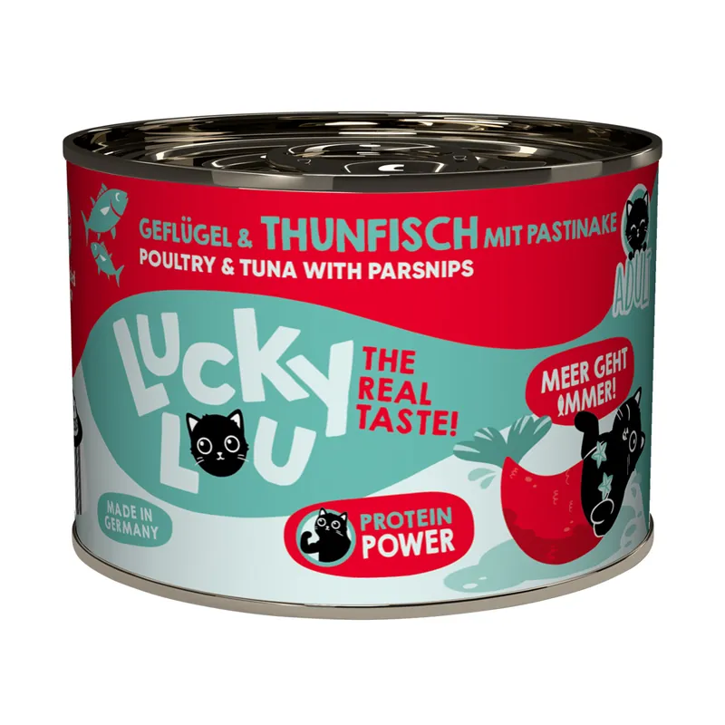 Lucky Lou Lifestage Adult Geflügel & Thunfisch 200 g Sonderangebot